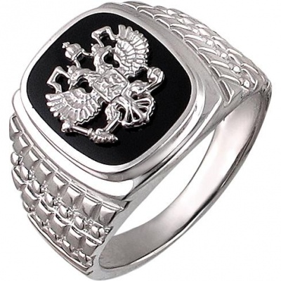 

Кольцо из серебра с ониксом р. 20,5 Эстет 01Т4510890-1, 01Т4510890-1