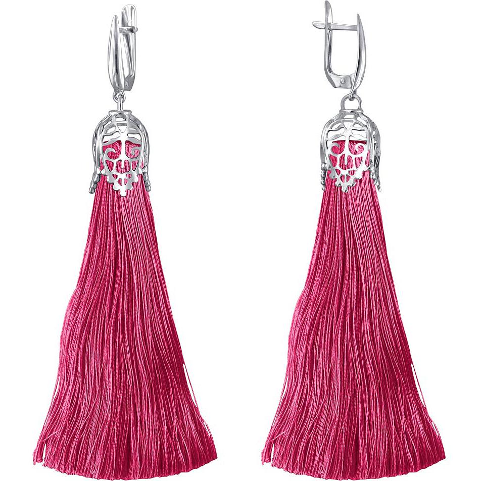 

Серьги женские из серебра Эстет 01С0511171-4, без вставки, 01С0511171-4