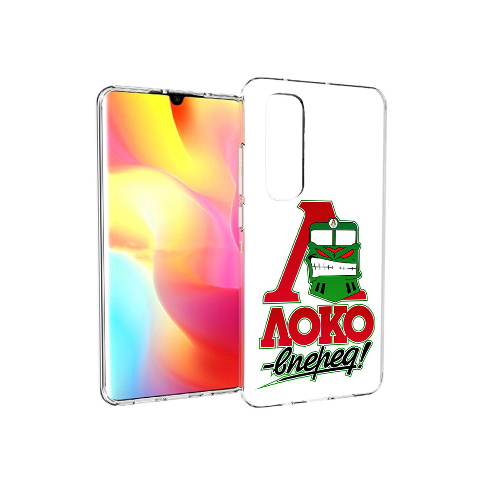 

Чехол MyPads Tocco для Xiaomi Mi Note 10 Lite ФК локо вперед (PT149714.254.181), Прозрачный, Tocco