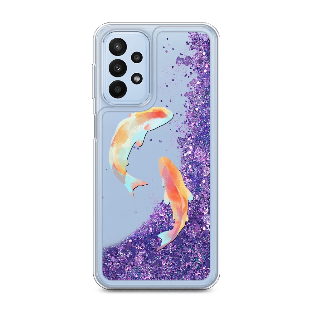 

Чехол Awog на Samsung Galaxy A23 "Акварельные карпы", Оранжевый, 2105092-1