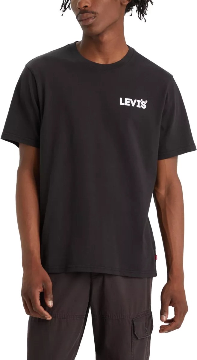 

Футболка мужская Levi's Relaxed Fit Graphic Tee черная M, Черный, Relaxed Fit Graphic Tee