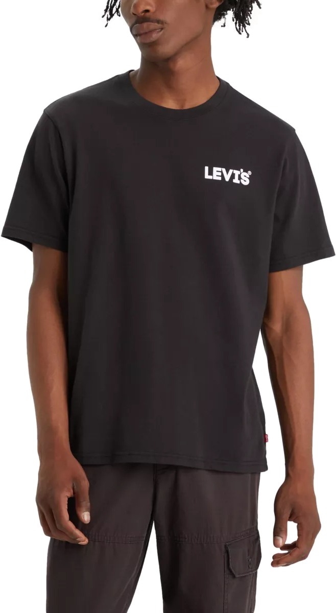 

Футболка мужская Levi's Relaxed Fit Graphic Tee черная S, Черный, Relaxed Fit Graphic Tee