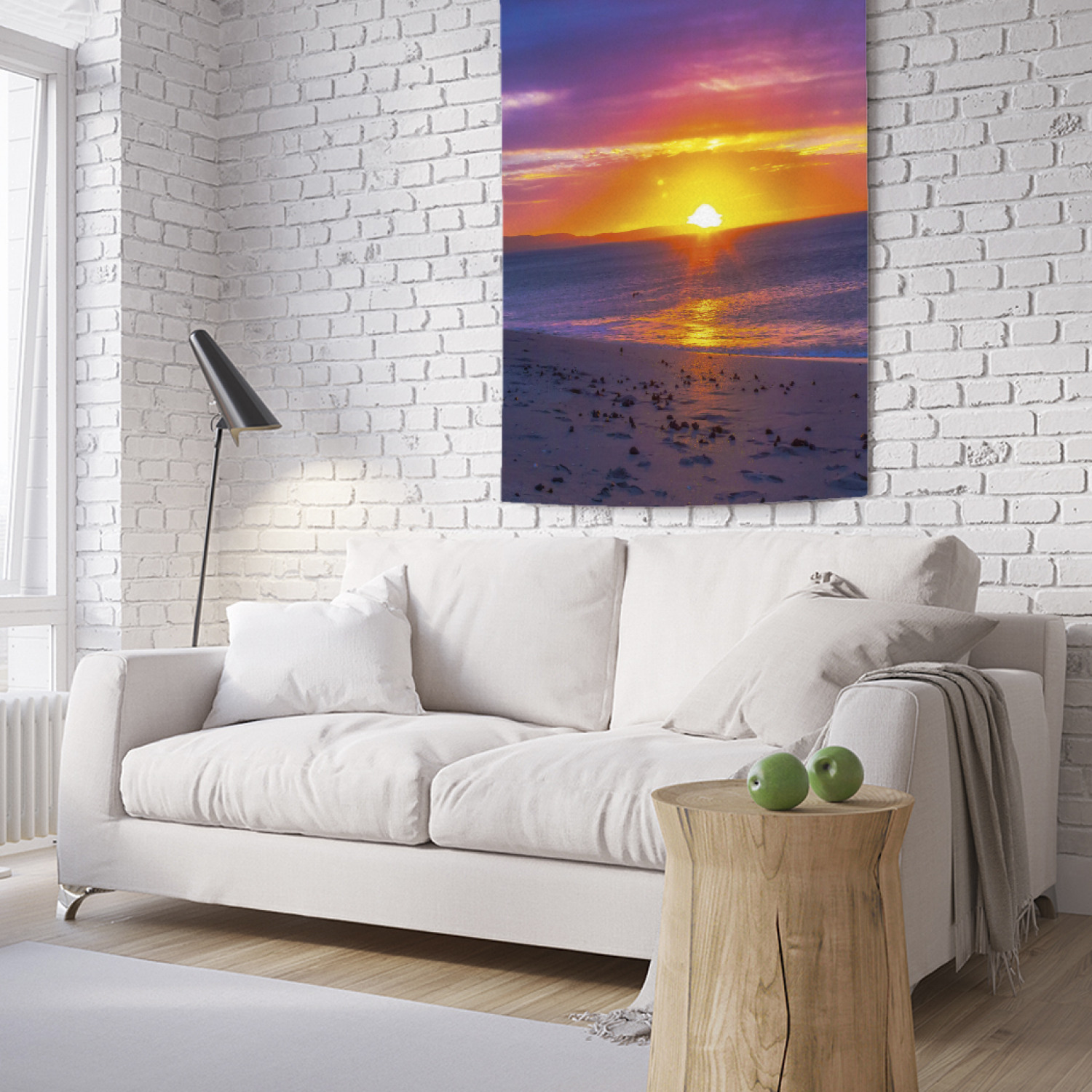 

Вертикальное фотопанно на стену JoyArty Отражение солнца 100x150 см, Отражение солнца