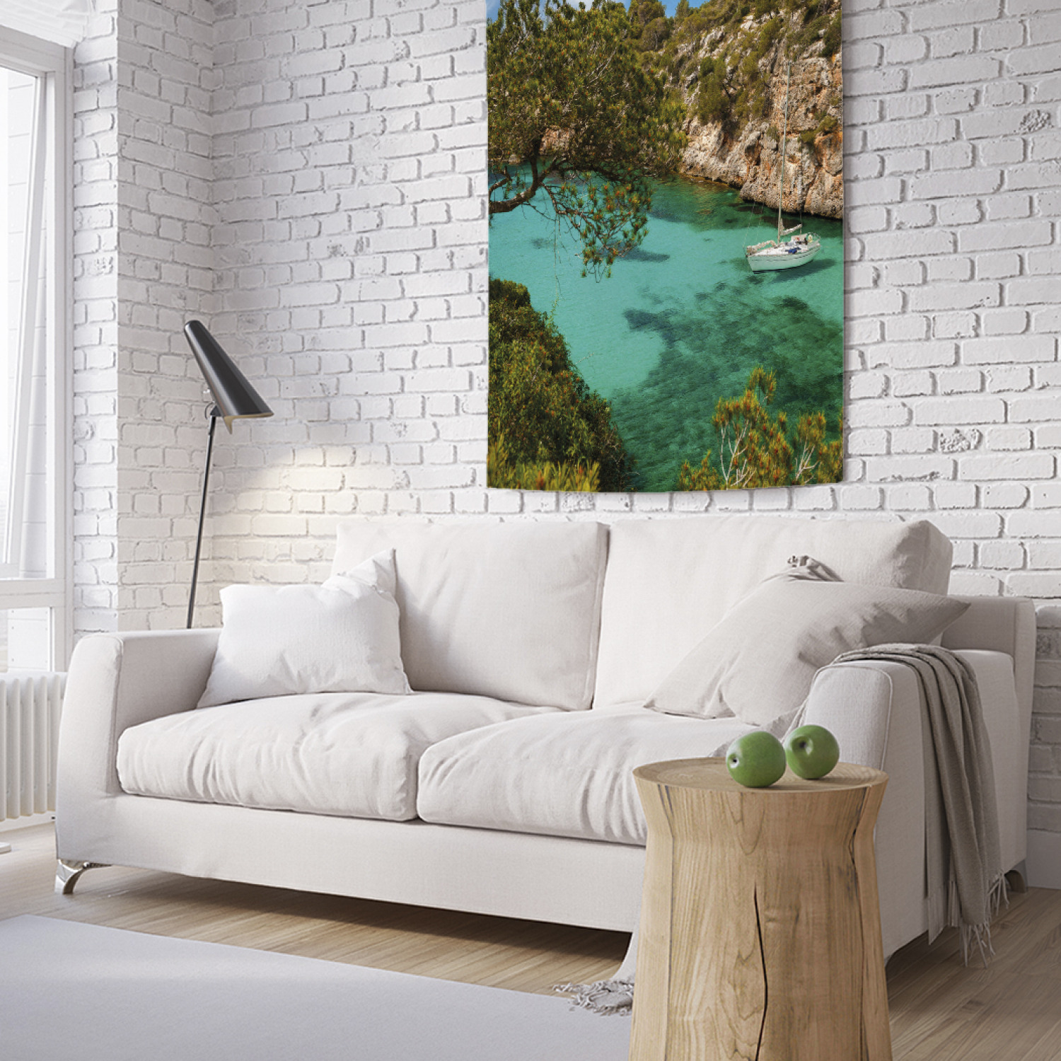 

Вертикальное фотопанно на стену JoyArty Широкая река 100x150 см, Широкая река
