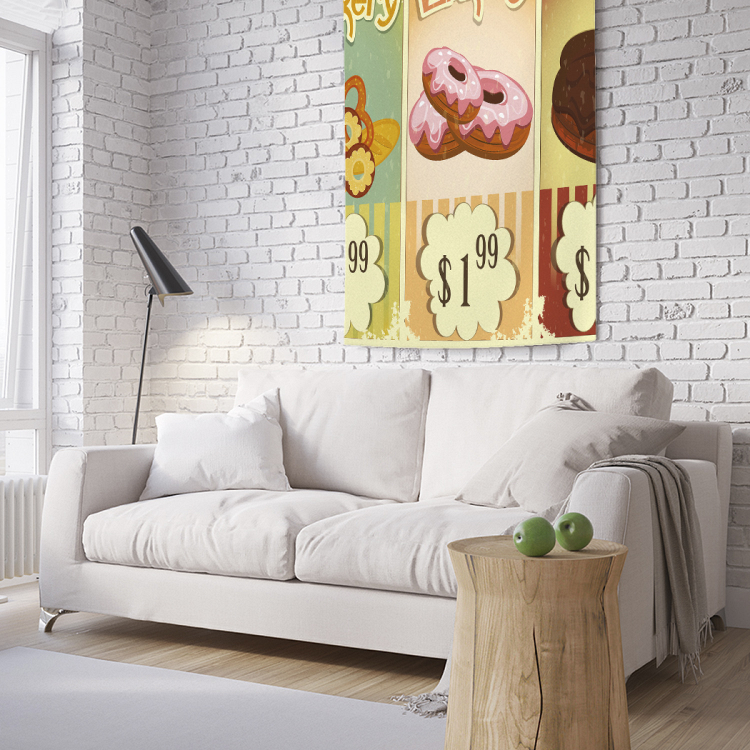 

Вертикальное фотопанно на стену JoyArty Курсы Биг Мак 100x150 см, Курсы Биг Мак