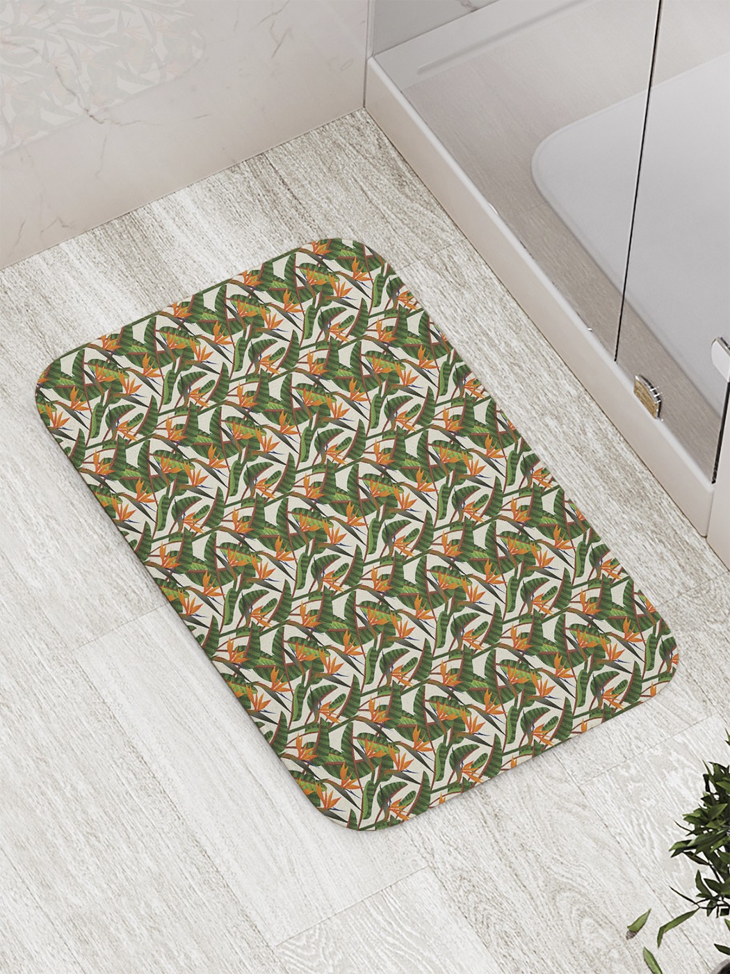 

bath_61512 Коврик противоскользящий для ванной, сауны, бассейна, 77х52 см