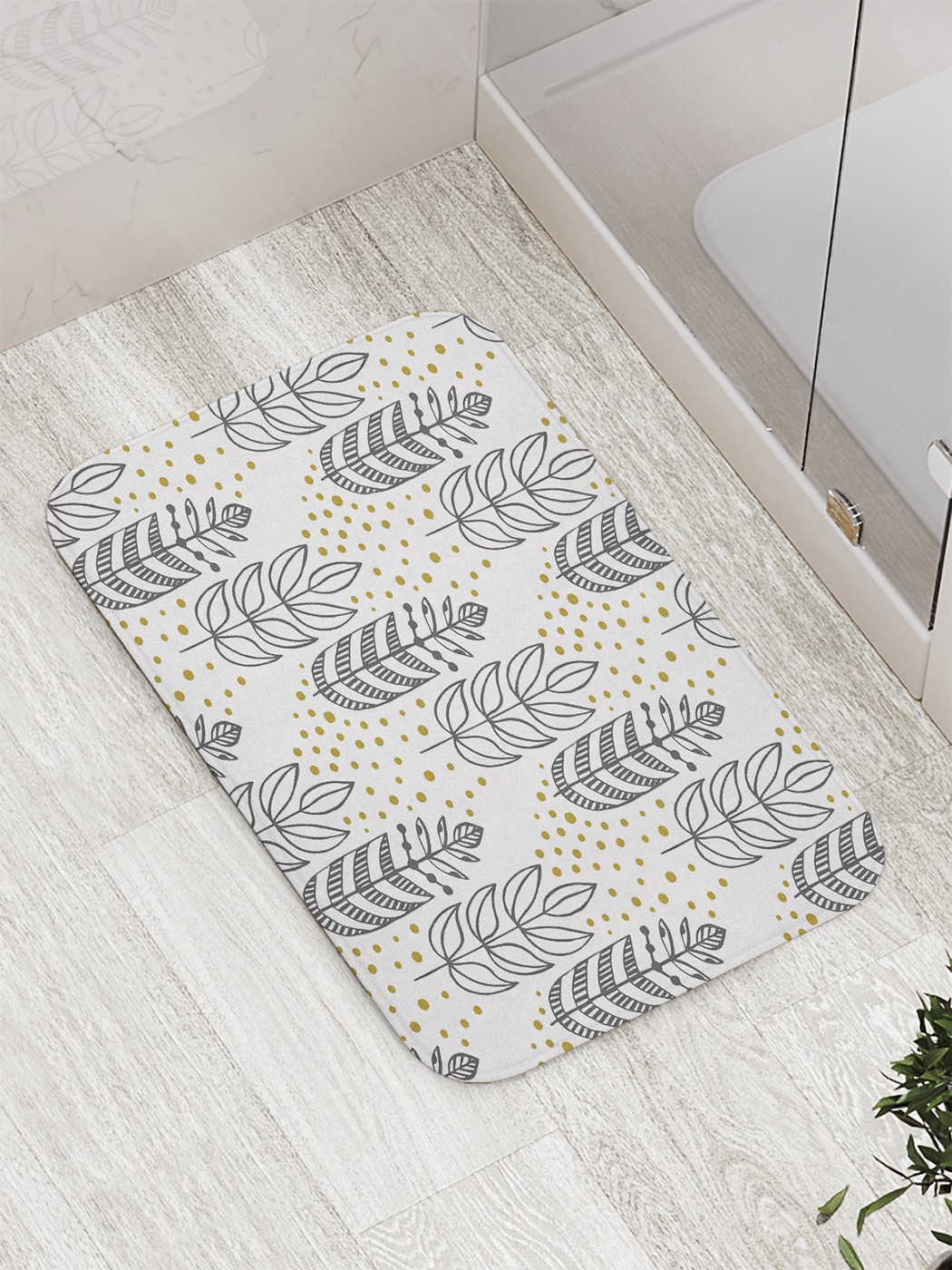 

bath_61499 Коврик противоскользящий для ванной, сауны, бассейна, 77х52 см