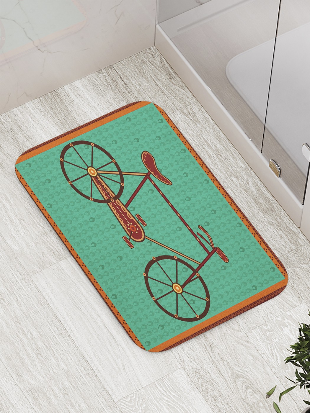 

bath_61471 Коврик противоскользящий для ванной, сауны, бассейна, 77х52 см