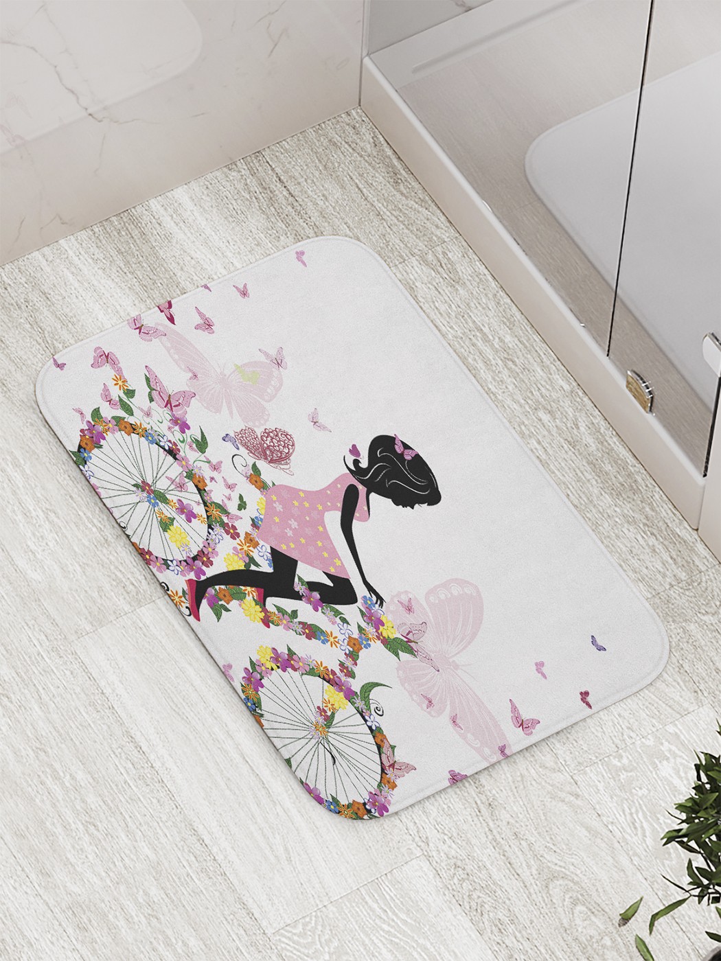 

bath_61470 Коврик противоскользящий для ванной, сауны, бассейна, 77х52 см
