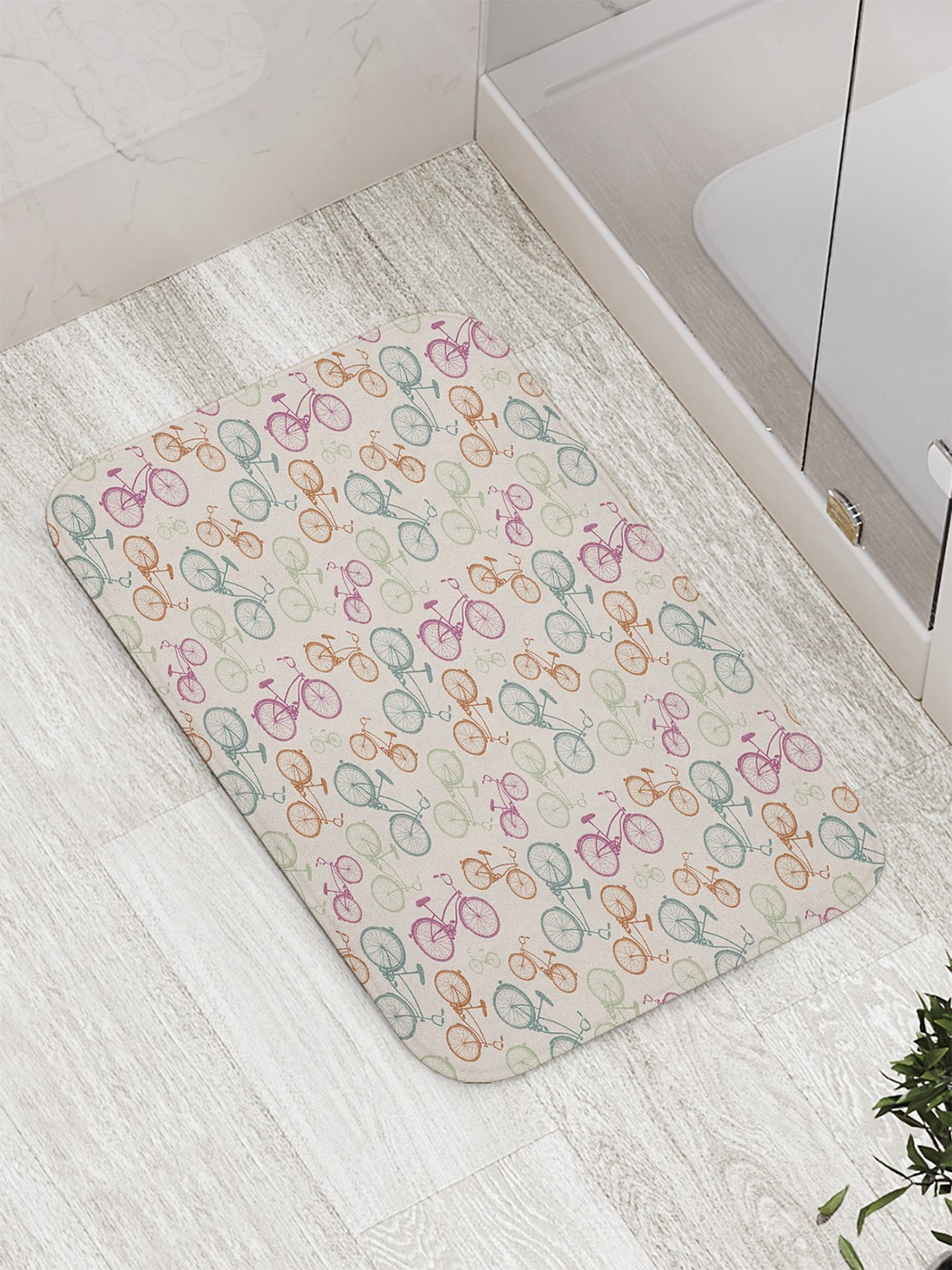 

bath_61465 Коврик противоскользящий для ванной, сауны, бассейна, 77х52 см