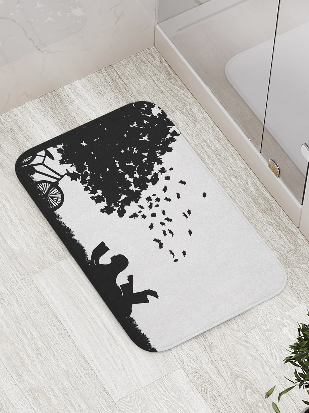 

bath_61464 Коврик противоскользящий для ванной, сауны, бассейна, 77х52 см