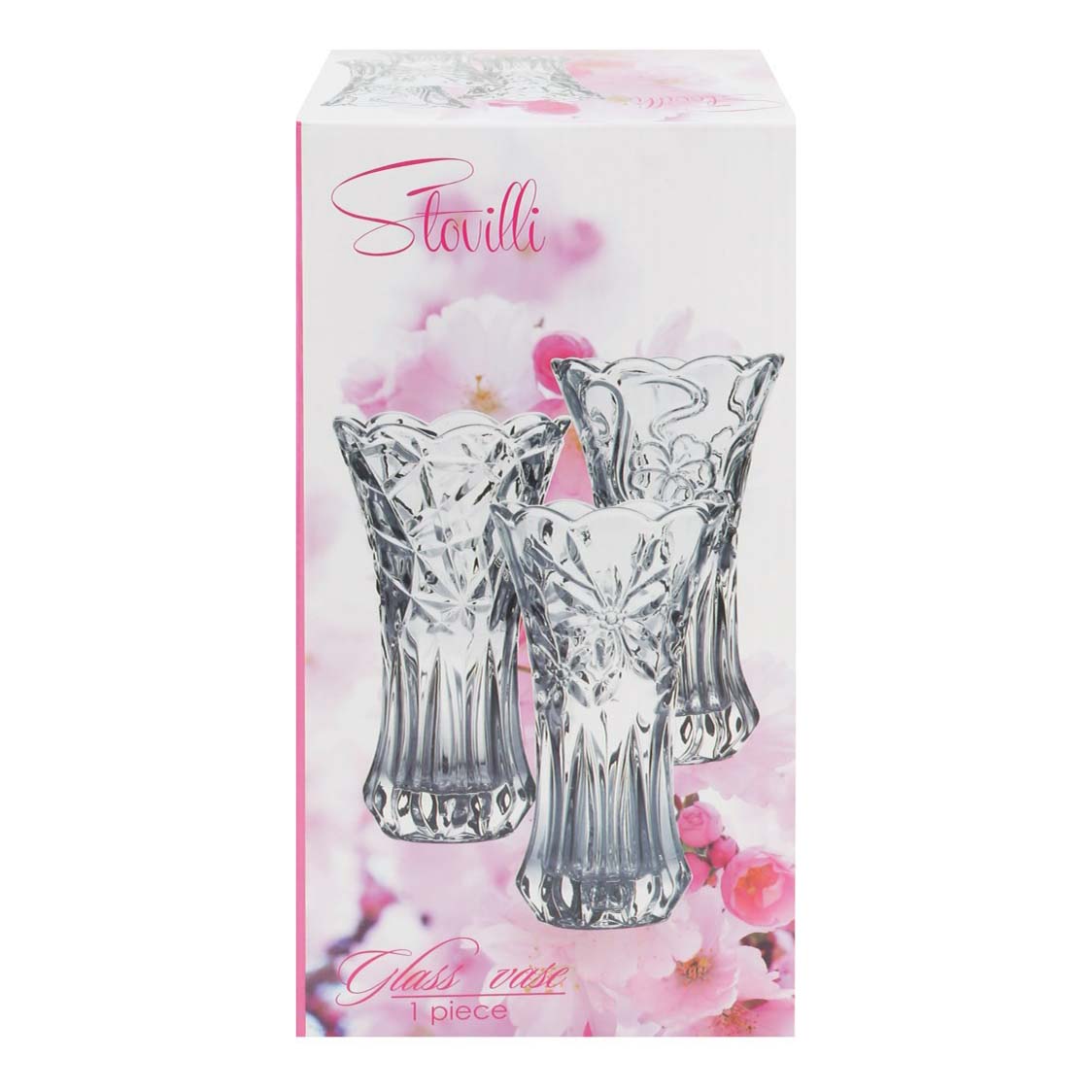 

Ваза Stovilli резное стекло 25 см