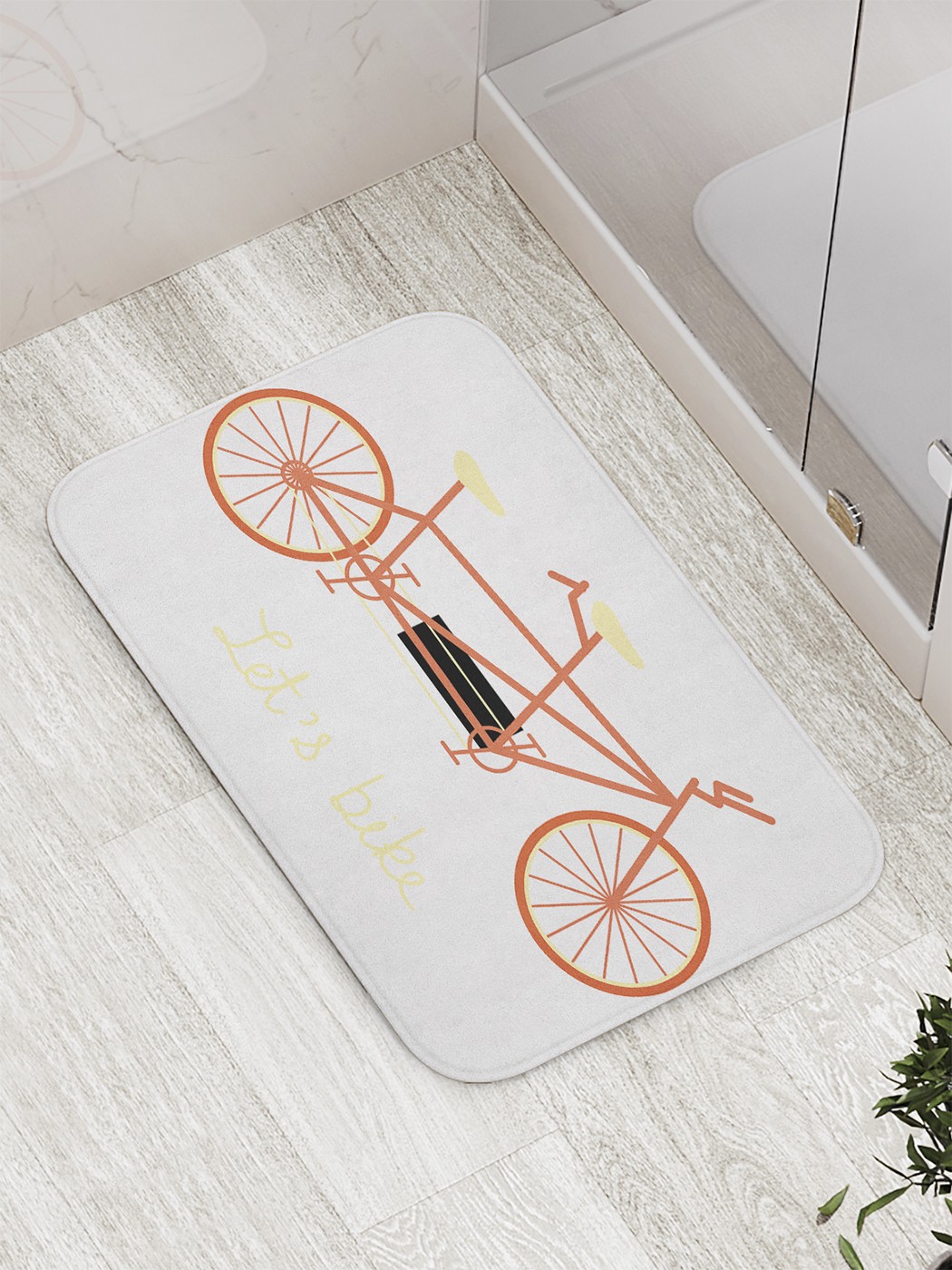 

bath_61462 Коврик противоскользящий для ванной, сауны, бассейна, 77х52 см