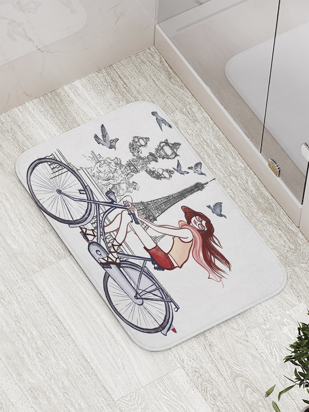 

bath_61458 Коврик противоскользящий для ванной, сауны, бассейна, 77х52 см