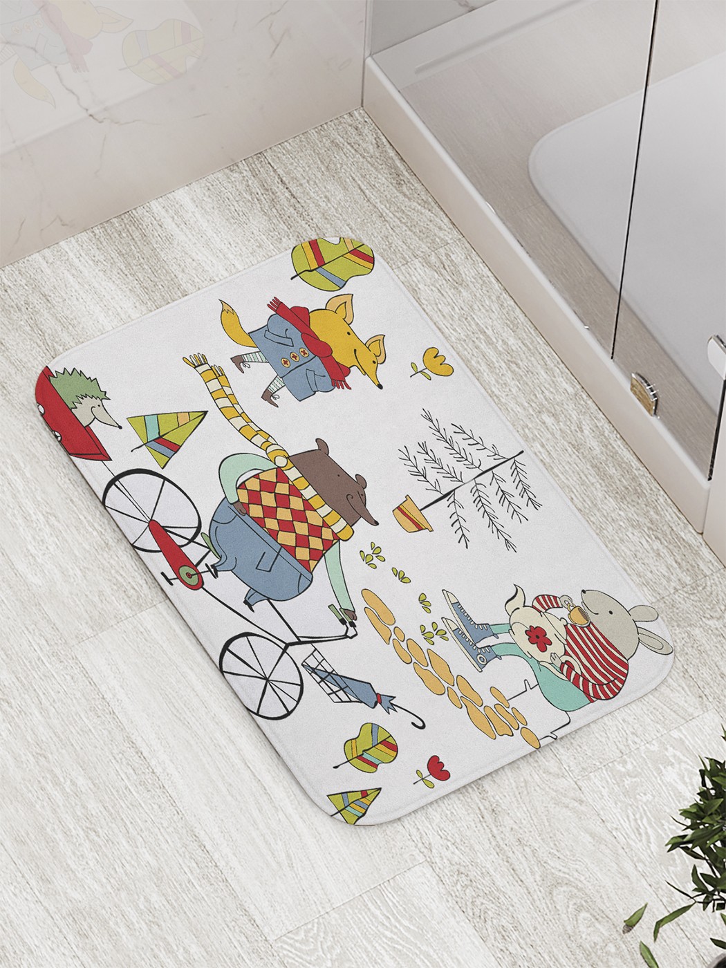 

bath_61452 Коврик противоскользящий для ванной, сауны, бассейна, 77х52 см