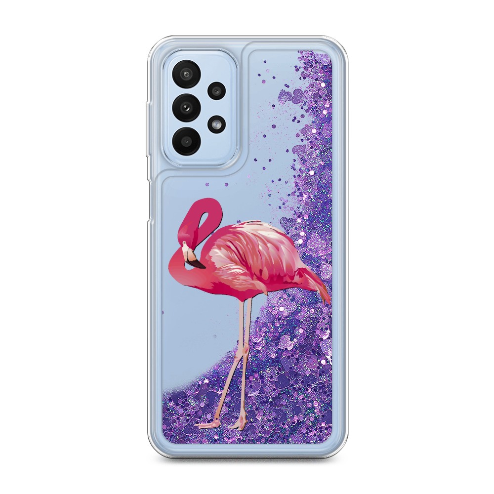 

Чехол Awog на Samsung Galaxy A23 "Застенчивый фламинго", Розовый, 2105092-1