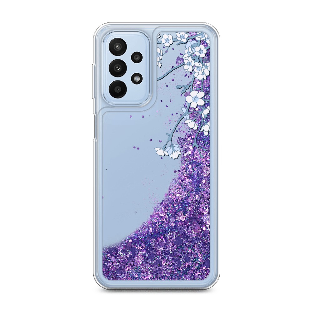 

Чехол Awog на Samsung Galaxy A23 "Цветочная фантазия 3", Голубой, 2105092-1