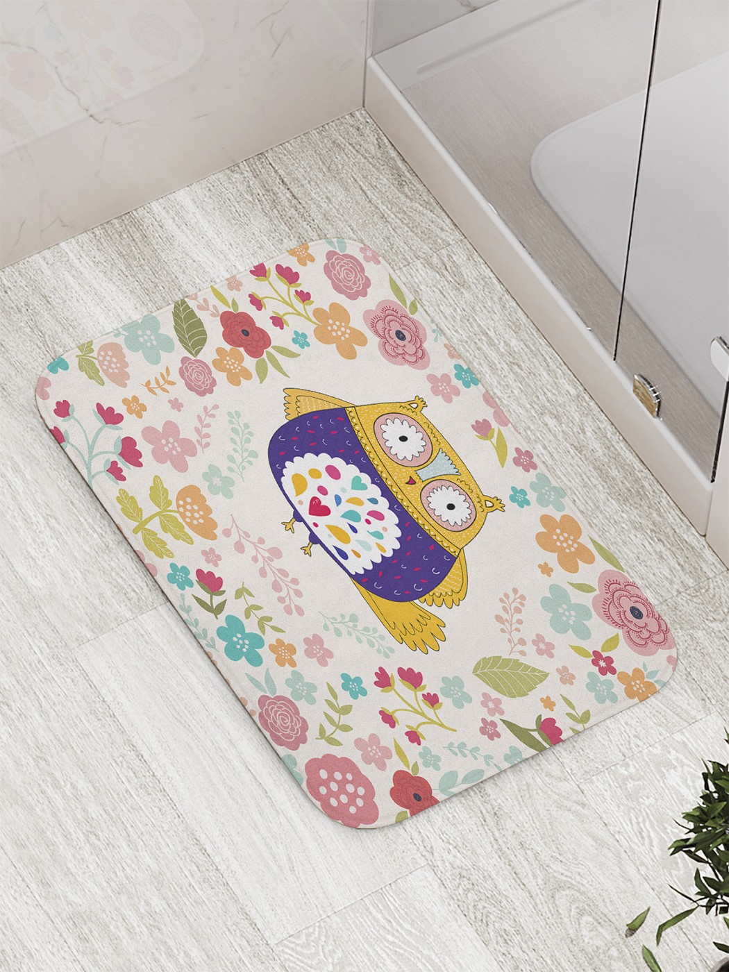 

bath_61434 Коврик противоскользящий для ванной, сауны, бассейна, 77х52 см