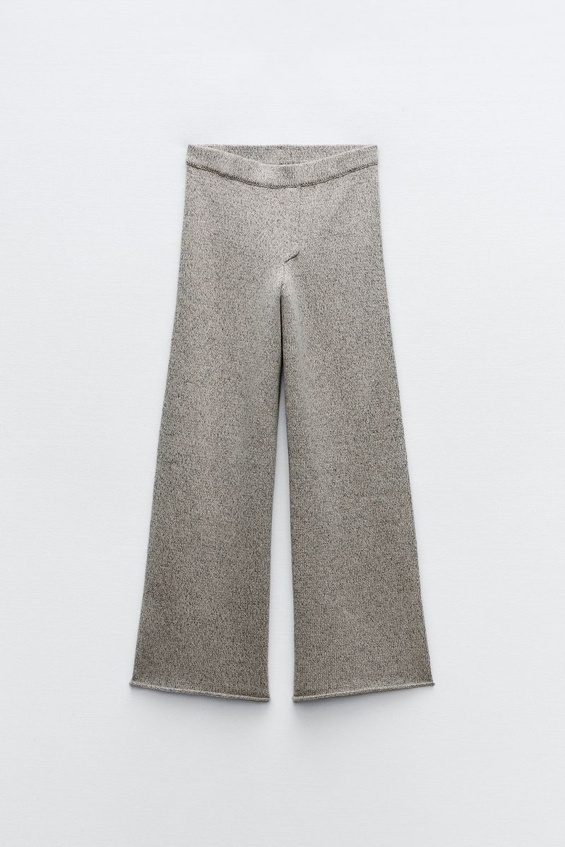 

Брюки женские ZARA 02142230 бежевые S, Бежевый, 02142230