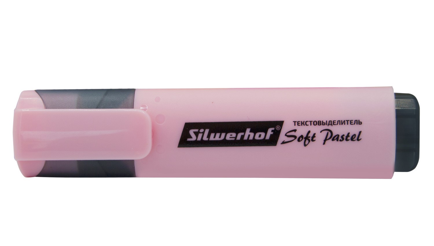 

Текстовыделитель Silwerhof Soft Pastel скошенный розовый 1-5 мм