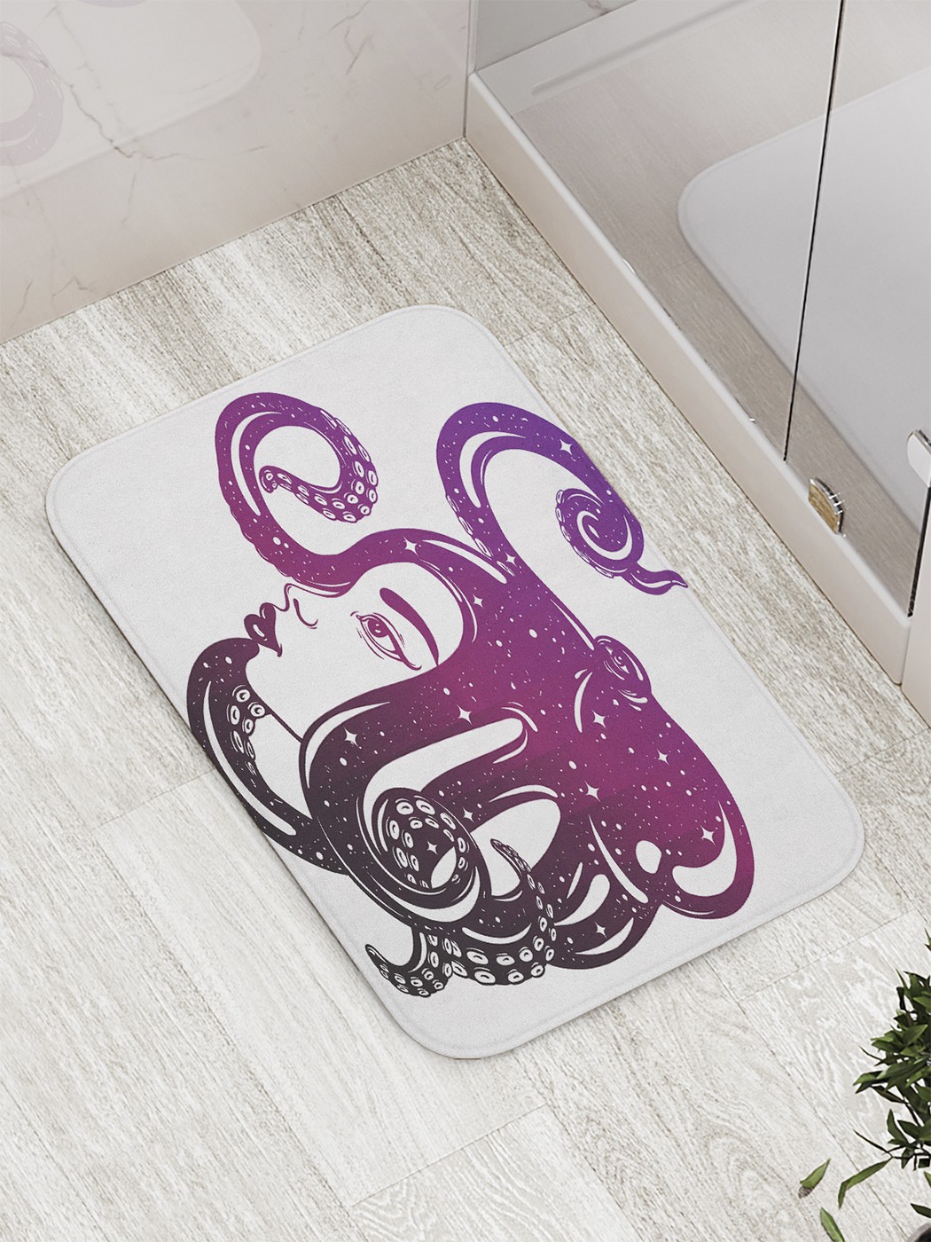 

bath_61393 Коврик противоскользящий для ванной, сауны, бассейна, 77х52 см