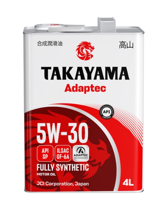 

Масло моторное Adaptec 5W-30 ILSAC GF-6A API SP 4л (металл) Takayama 6056131