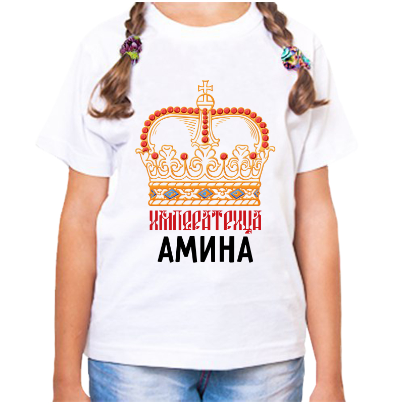 

Футболка девочке белая 36 р-р императрица амина, Белый, fdd_imperatrica_Amina