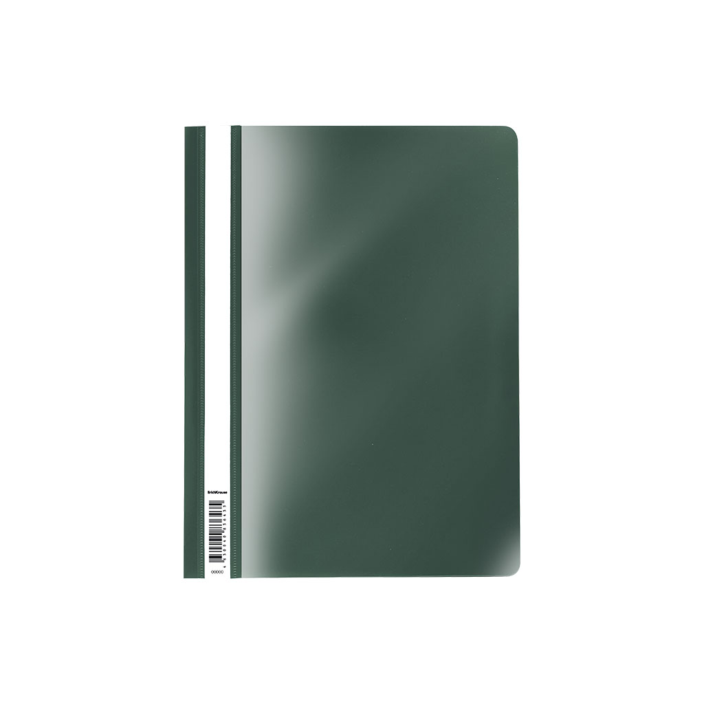 Папка-скоросшиватель ErichKrause Fizzy Classic пластиковая A4 зеленый