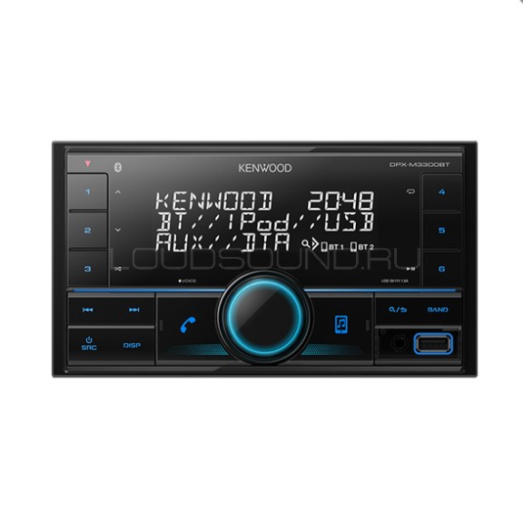 

Автомагнитола Kenwood 2-DIN DPX-M3300BT, 2-DIN