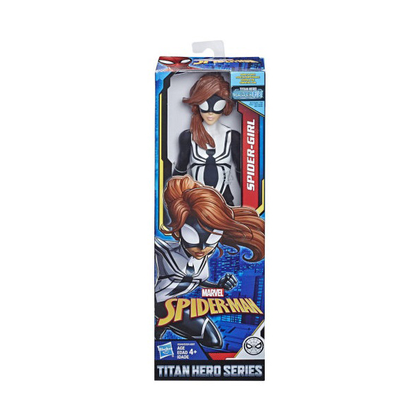 фото Фигурка человека паука powpack девушка-паук 30 см hasbro spider man e2324/e2345 marvel