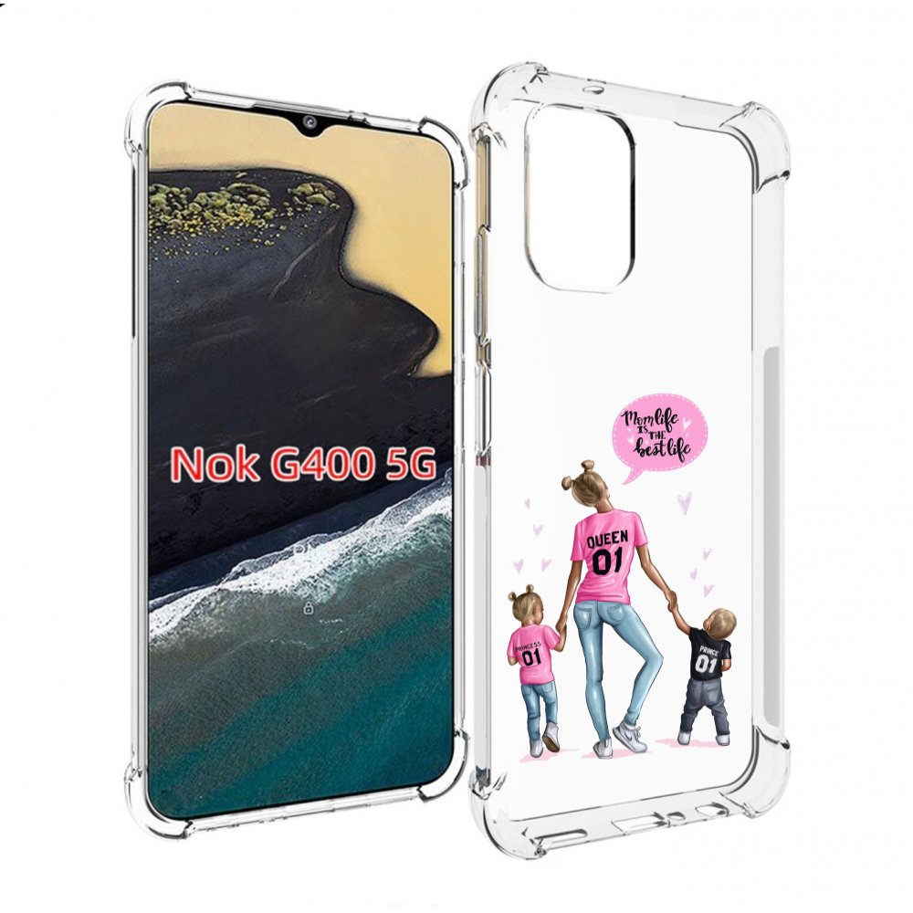 

Чехол MyPads Мама-королева женский для Nokia G400 5G, Прозрачный, Tocco