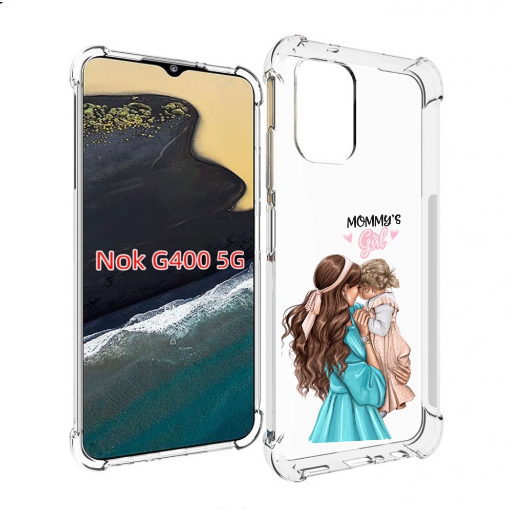 

Чехол MyPads Мама-девочки женский для Nokia G400 5G, Прозрачный, Tocco