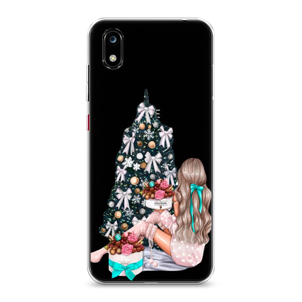 

Чехол на ZTE Blade A7 2019 "New Year", Зеленый;бежевый;голубой, 133150-5