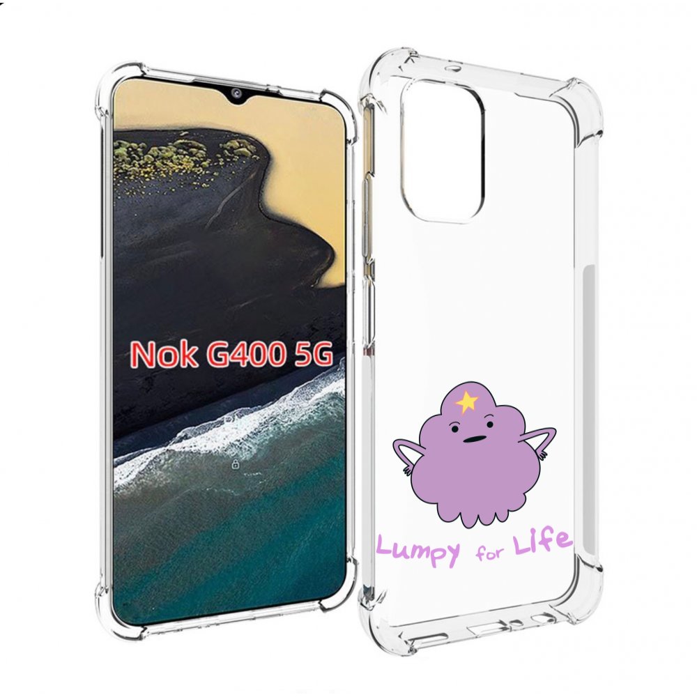 

Чехол MyPads Принцесса пупырчатого королевства для Nokia G400 5G, Прозрачный, Tocco