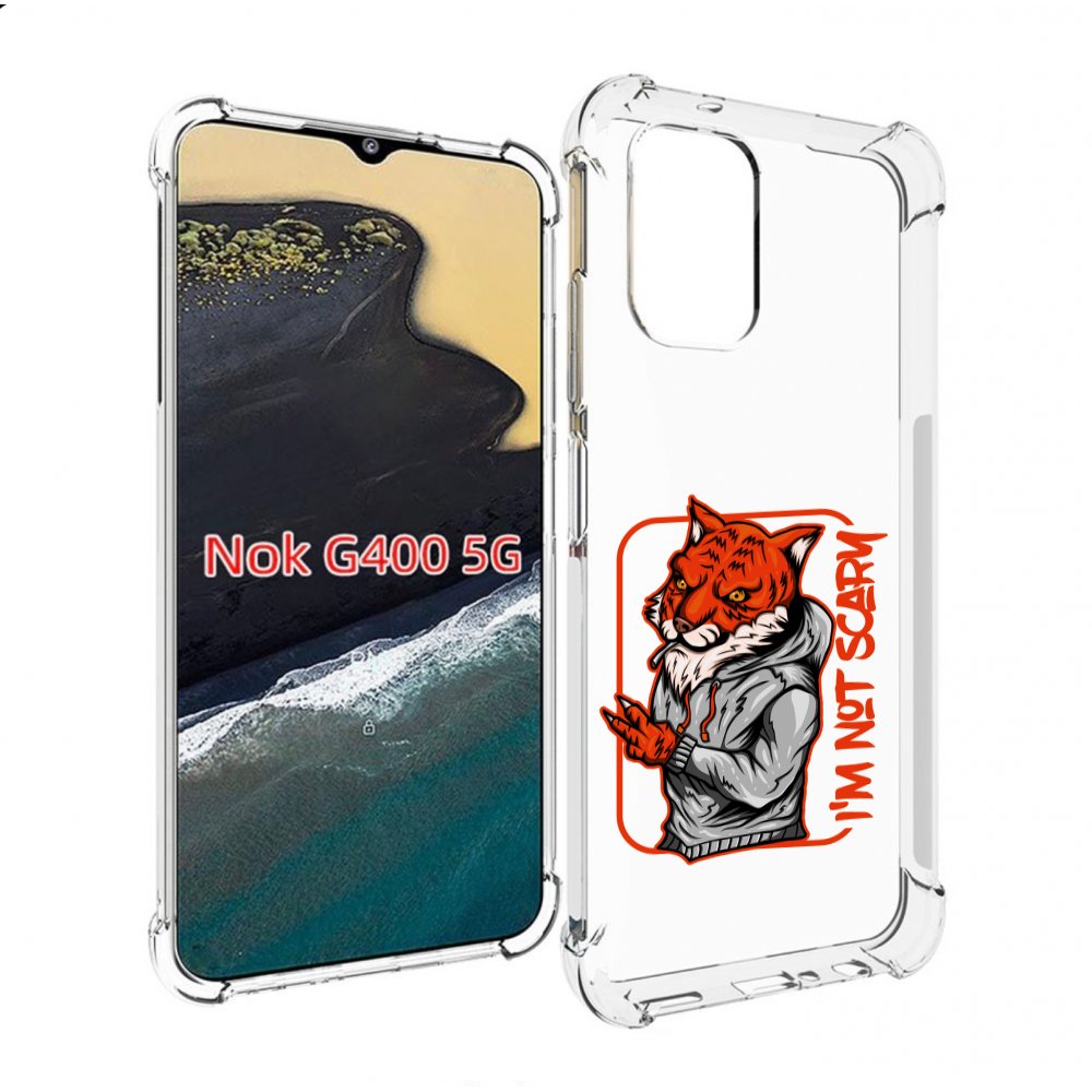 

Чехол MyPads Лис для Nokia G400 5G, Прозрачный, Tocco