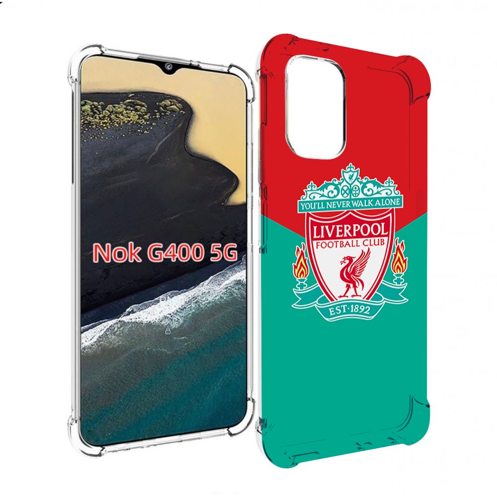 

Чехол MyPads Ливерпуль мужской для Nokia G400 5G, Прозрачный, Tocco