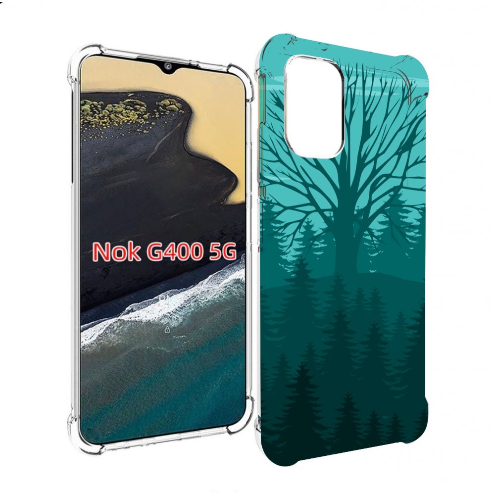 Чехол MyPads Лес для Nokia G400 5G