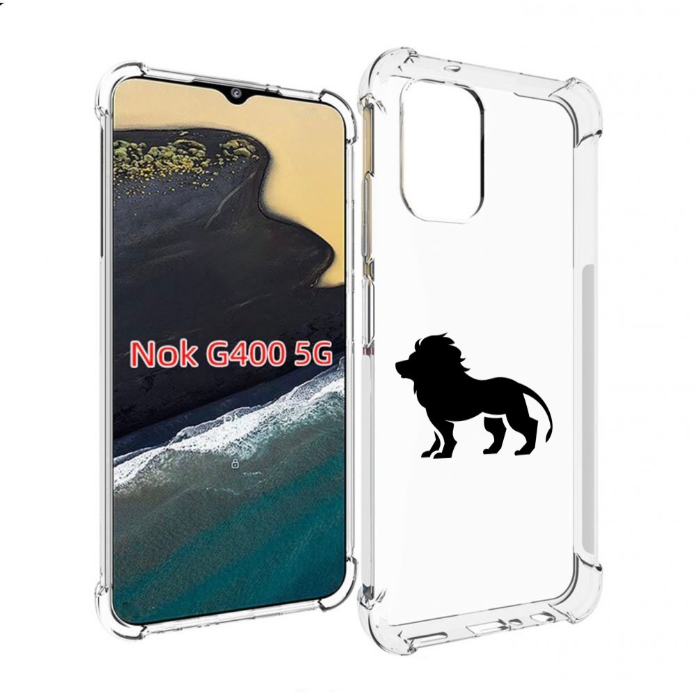 

Чехол MyPads Лев для Nokia G400 5G, Прозрачный, Tocco