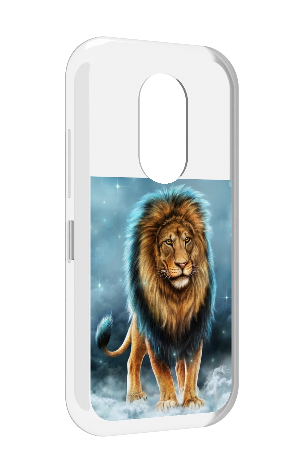 

Чехол MyPads Лев-в-тумане для Doogee S61 / S61 Pro, Прозрачный, Tocco