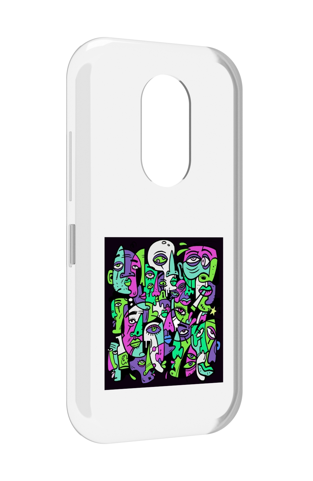 

Чехол MyPads Кривой эфир ATL для Doogee S61 / S61 Pro, Прозрачный, Tocco