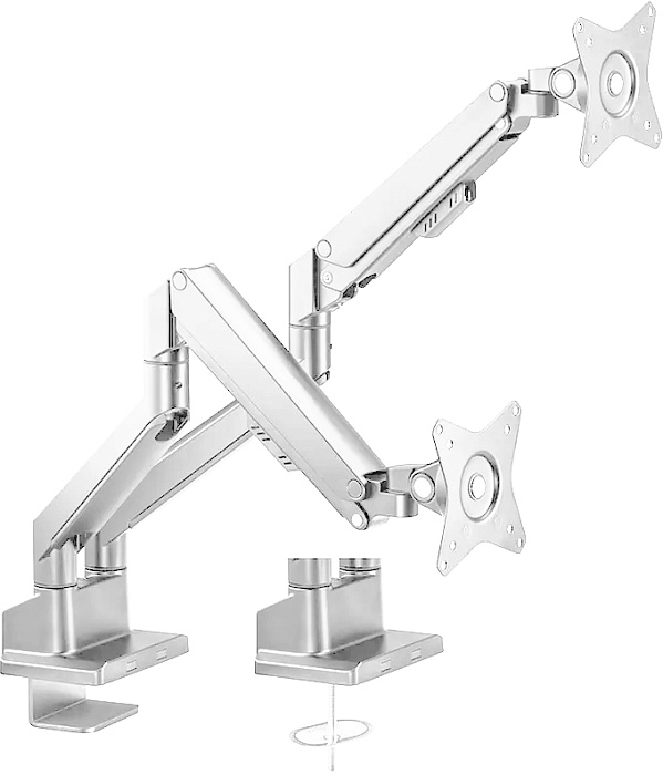 Кронштейн Ridberg Monitor Arm LDT62 Dual LDT62-C024 (White)