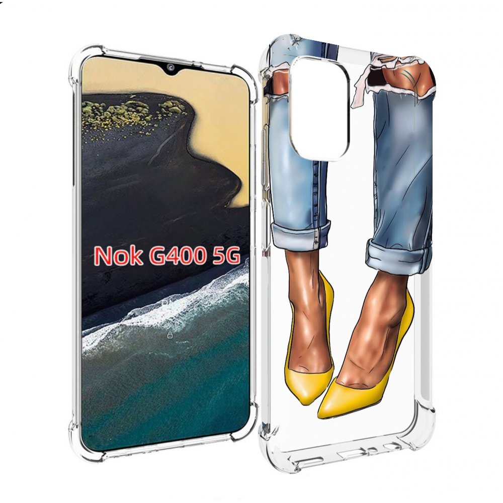 Чехол MyPads Красивые-туфли для Nokia G400 5G