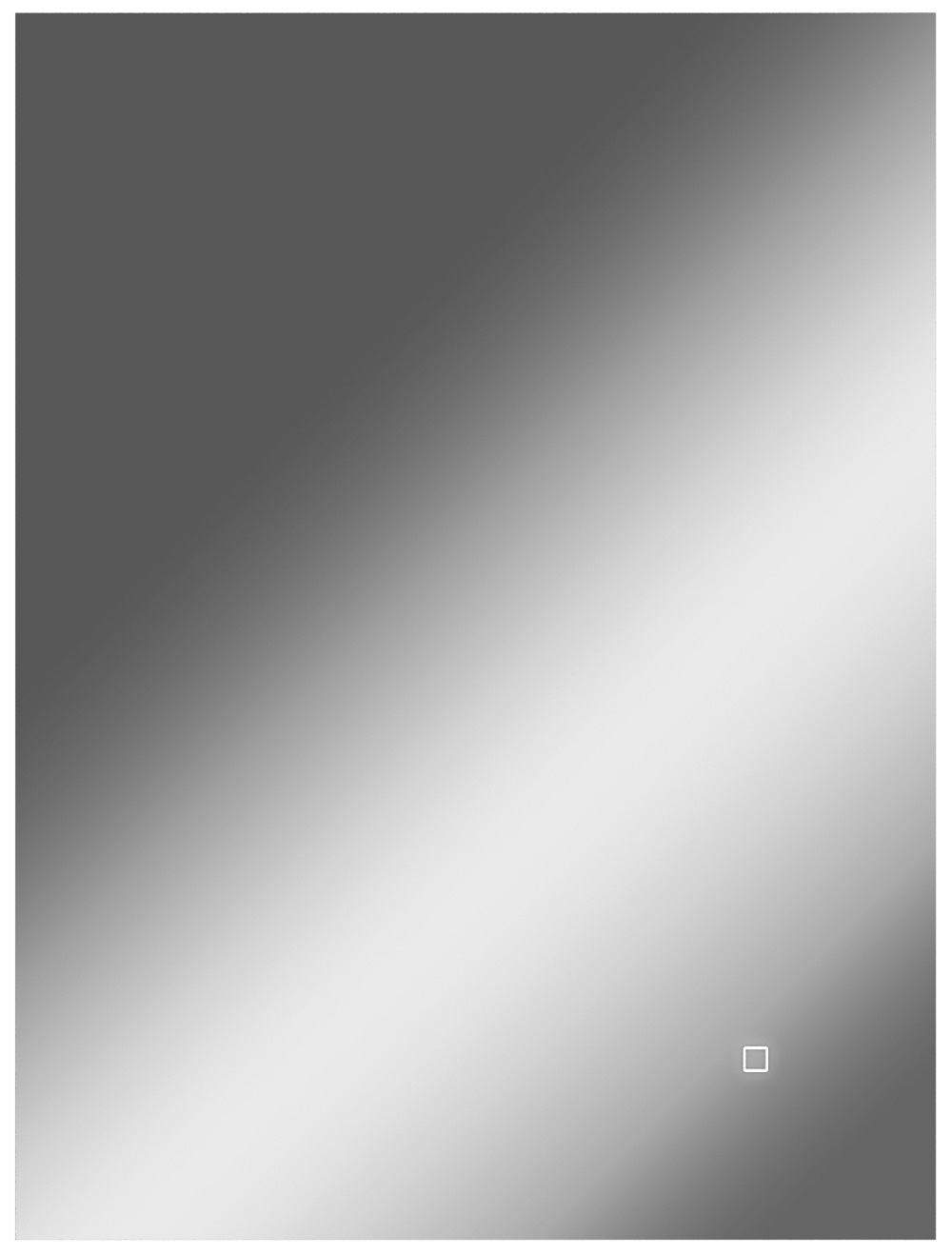 Зеркало Домино Каракас 800х600 с подсветкой прямой диван домино сосна серый велюр