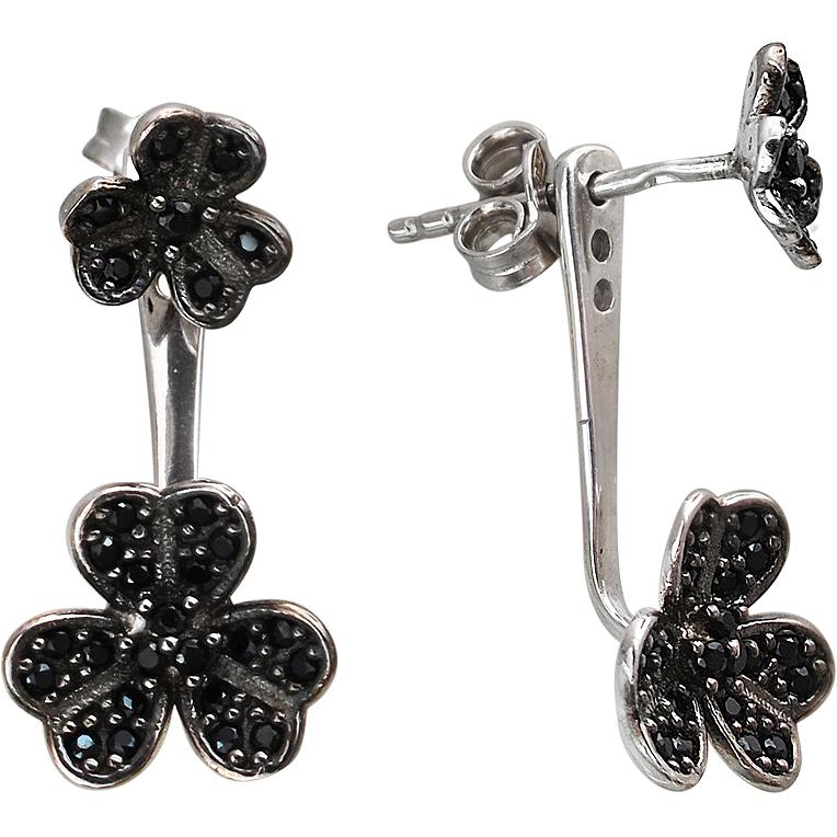 

Серьги женские из серебра Эстет 01С2511086-1, фианит, 01С2511086-1