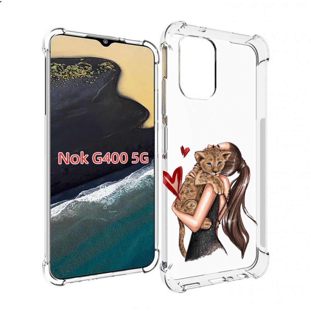 

Чехол MyPads Кошачья-любовь для Nokia G400 5G, Прозрачный, Tocco