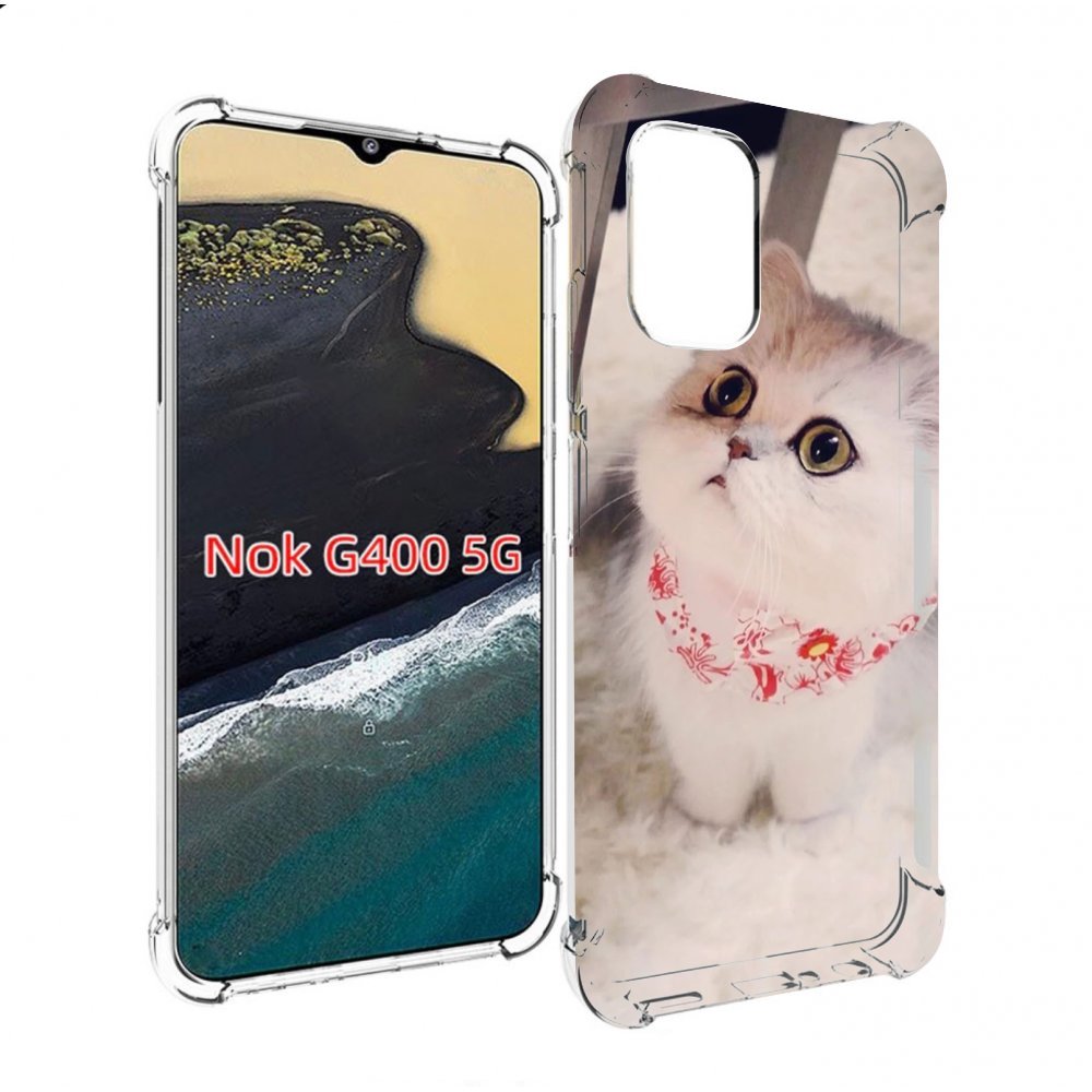 

Чехол MyPads Котеночек женский для Nokia G400 5G, Прозрачный, Tocco