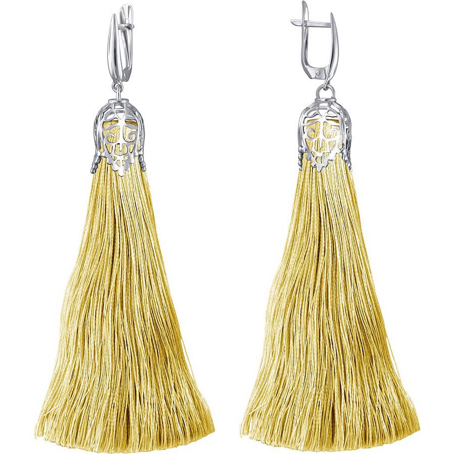 

Серьги женские из серебра Эстет 01С0511171-13, без вставки, 01С0511171-13