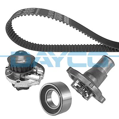 

DAYCO Комплект ремня ГРМ с помпой и термостатом KTBWP1540T1, KTBWP1540T1
