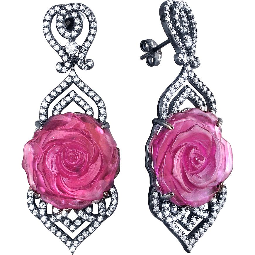 

Серьги женские Эстет 01С2511122Ч-1, 01С2511122Ч-1