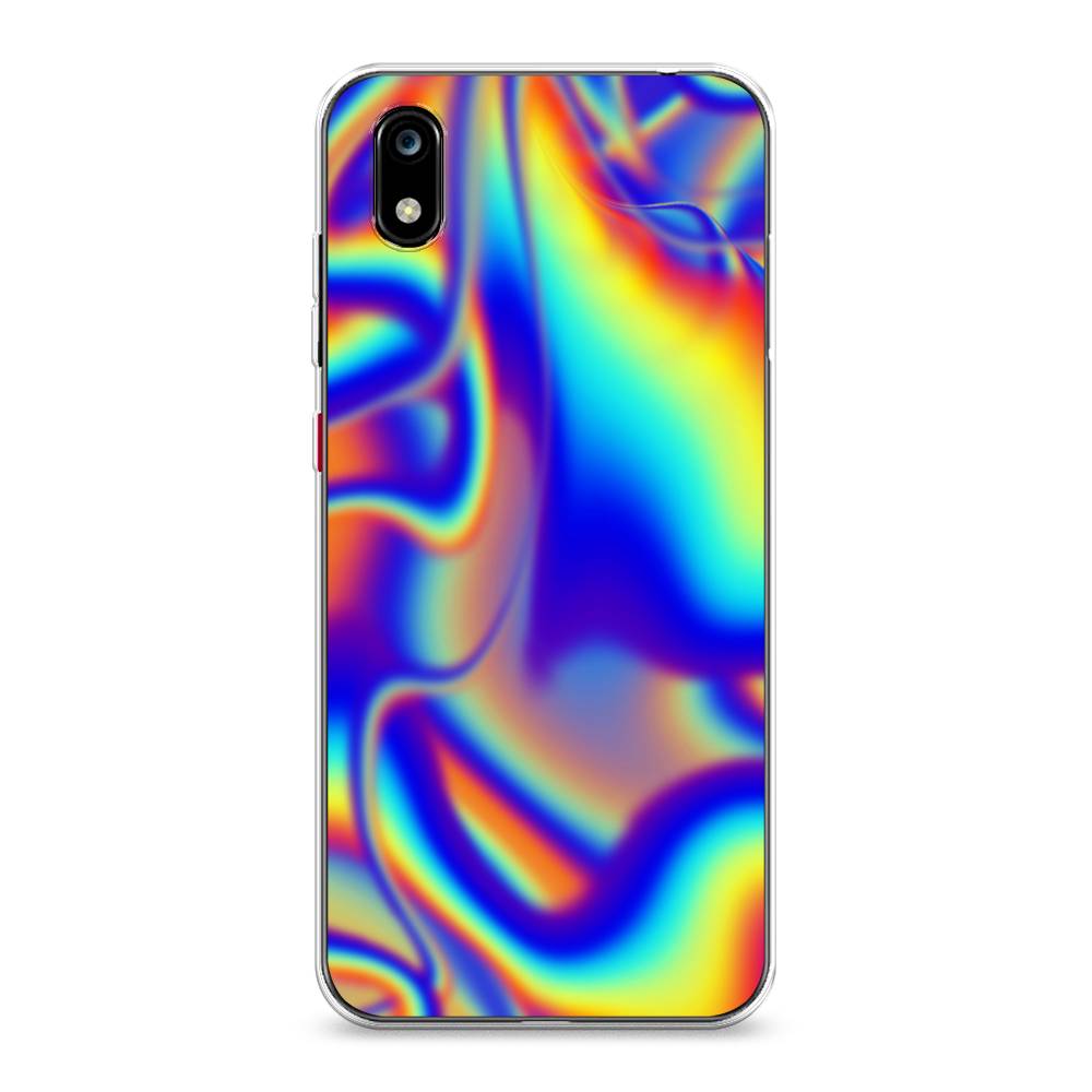 

Чехол на ZTE Blade A7 2019 "Яркая голограмма", Разноцветный, 133150-3